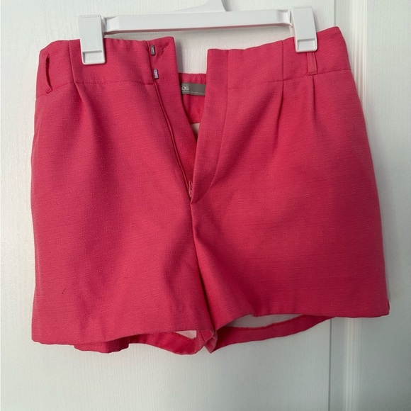 ASOS Pink High Waist Tailored Shorts - Picture 2 of 5